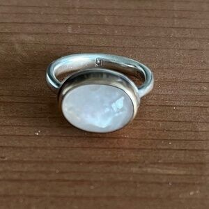 Jamie Joseph Linen Sapphire Ring Size 6 EUC